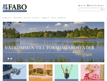 Tablet Screenshot of forshagabostader.se